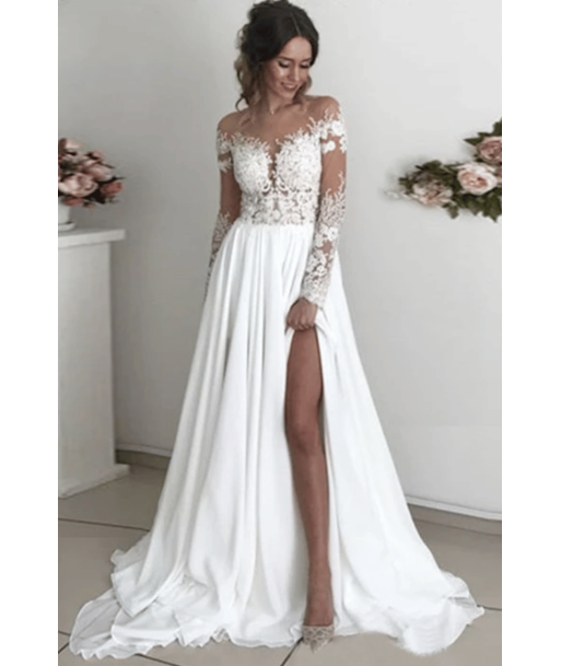 Abito da Sposa Boho Chic con Pizzo de l' environnement