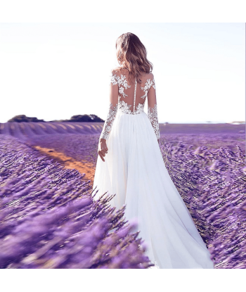 Abito da Sposa Boho Chic con Pizzo de l' environnement