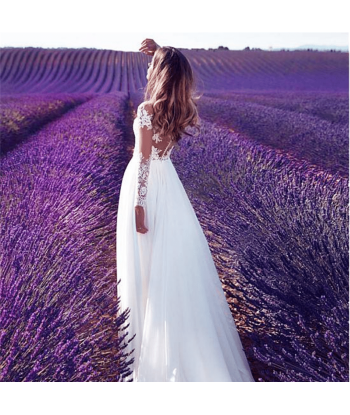 Abito da Sposa Boho Chic con Pizzo de l' environnement