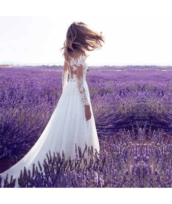 Abito da Sposa Boho Chic con Pizzo de l' environnement