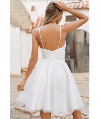 Vestito Bianco Corto da Sposa Par le système avancé 