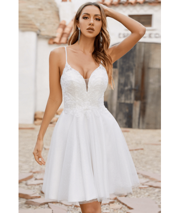 Vestito Bianco Corto da Sposa Par le système avancé 