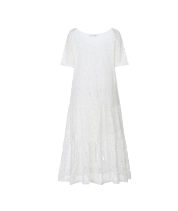 Vestito Hippie Bianco livraison gratuite