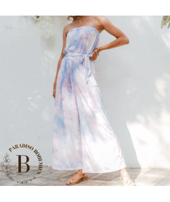 Tuta Boho Tie Dye Viola e Rosa pas cheres