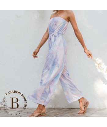 Tuta Boho Tie Dye Viola e Rosa pas cheres