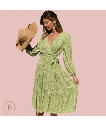 Abito Donna Country Chic Bianco e Verde de votre