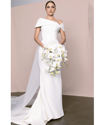 Abito da Sposa Semplice di Seta Profitez des Offres !