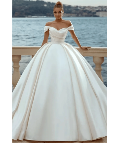 Abito da Sposa Principessa in Raso de France