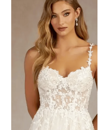 Abito da Sposa in Tulle e Pizzo pas chere