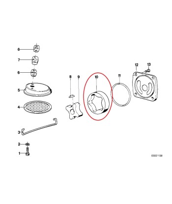 Rotor extérieur - BMW-11411253293 Véritable concentré