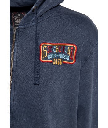 VESTE DE SURVÊTEMENT DÉLAVÉE À L'ACIDE »HIT THE ROAD JACK« vente chaude votre 