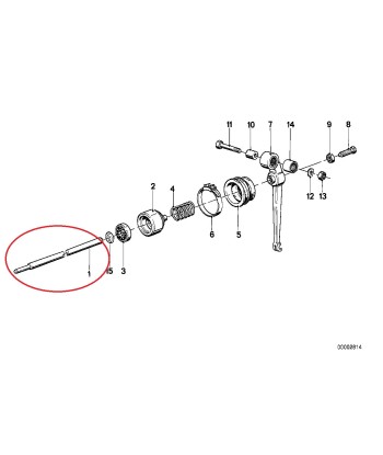 Tige d'embrayage - BMW-23131241844 pour bénéficier 