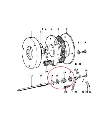 Cage à billes 22,5X6,2X5,6 - BMW-23211230961 + Disque de pression - BMW-23211230962 + Pièce de pression - BMW-21521020106 + Anneau d'étanchéité - BMW-21521020109 Toutes les collections ici