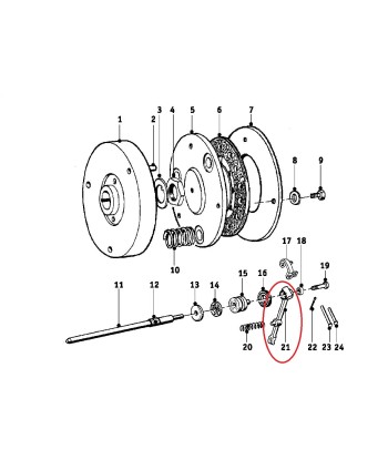 Manette d'embrayage R24/R25 - BMW-21521080166 de votre