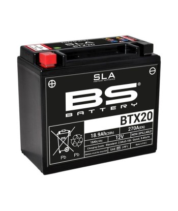 Batterie BTX20 12V 18.9Ah 270A SLA BS BATTERY solde