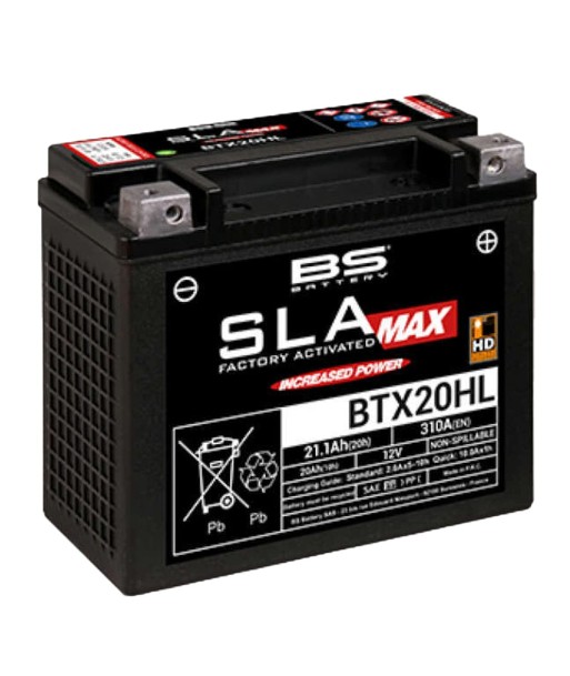 Batterie BTX20HL 12V 21,1Ah 310A SLA MAX BS Battery 2 - 3 jours ouvrés.