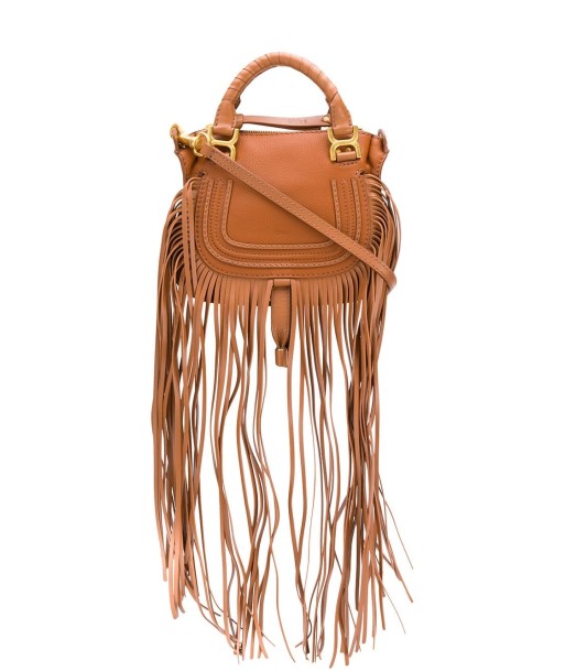 CHLOÉ sac à main Marcie frangé vous aussi creer 