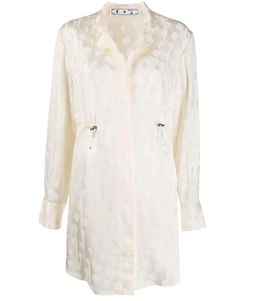 OFF-WHITE - Robe-chemise à pois paiement sécurisé