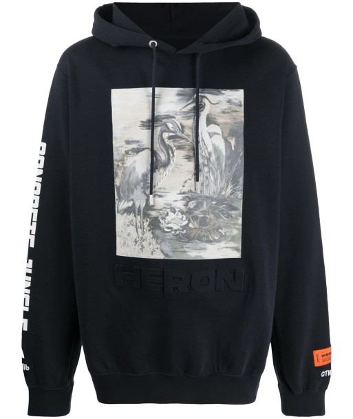 HERON PRESTON - Sweat  imprimé à capuche Jusqu'à 80% De Réduction