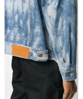 AMBUSH Veste Denim à effet délavé les ctes