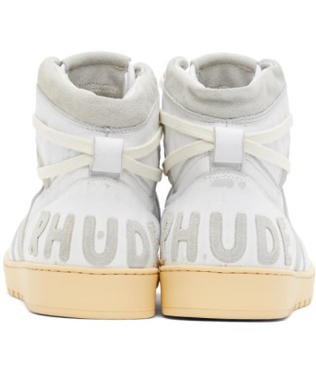 RHUDE - Baskets montantes texturées sur le site 