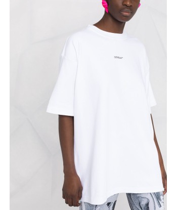 OFF WHITE - T-shirt à imprimé graphique français