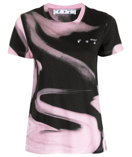 OFF WHITE - T-shirt Liquid solde