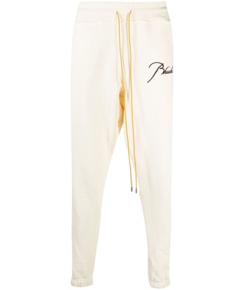 RHUDE Pantalon de jogging à logo brodé français