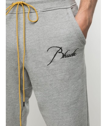 RHUDE Pantalon de jogging à logo brodé paiement sécurisé