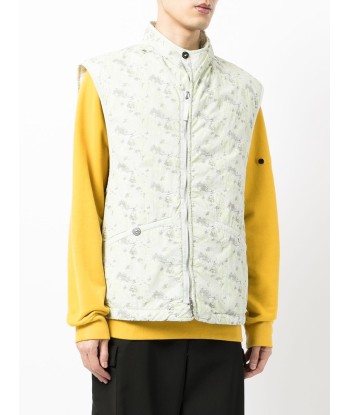 STONE ISLAND Shadow Project gilet matelassé zippé à imprimé abstrait l'achat 