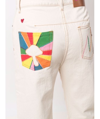 MIRA MIKATI - Jean à patch logo plus qu'un jeu 