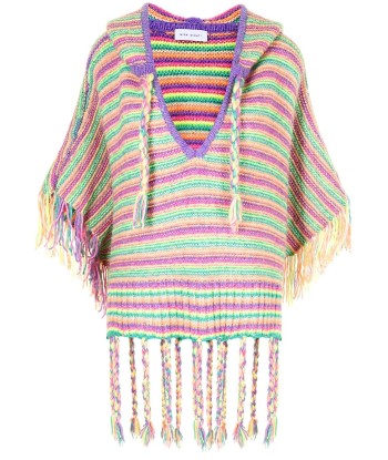 MIRA MIKATI - Poncho rayé à capuche ouvre sa boutique