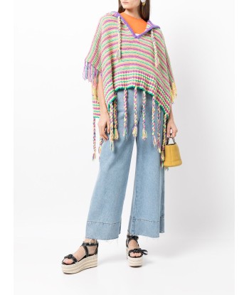 MIRA MIKATI - Poncho rayé à capuche ouvre sa boutique