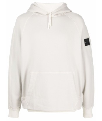 Stone Island Shadow Project - Logo-patch long-sleeved hoodie rembourrage situé sous