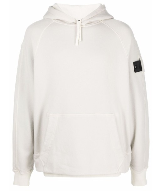 Stone Island Shadow Project - Logo-patch long-sleeved hoodie rembourrage situé sous