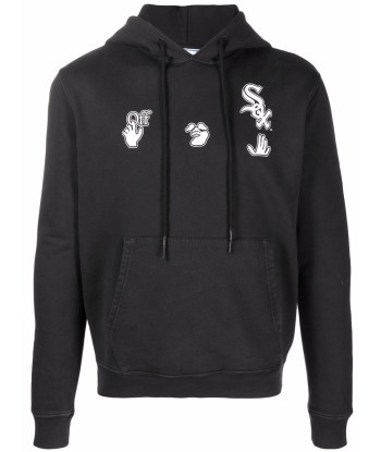 OFF WHITE x MLB Hoodie Chicago White Sox à logo imprimé france