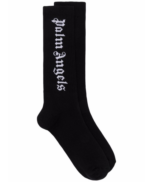 PALM ANGELS - Chaussettes à logo intarsia store