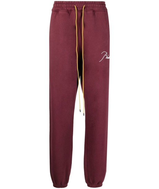 RHUDE Pantalon de jogging à logo brodé plus qu'un jeu 