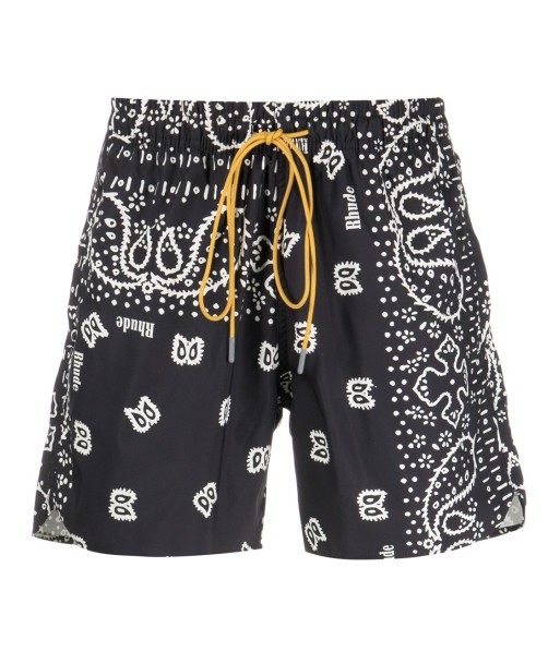 RHUDE Bandana-print shorts livraison et retour toujours gratuits