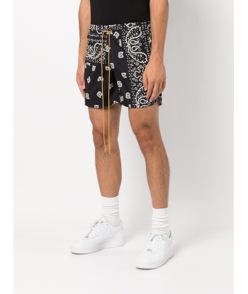 RHUDE Bandana-print shorts livraison et retour toujours gratuits