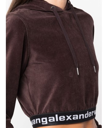 ALEXANDER WANG - Hoodie à lien de resserrage ou a consommer sur place