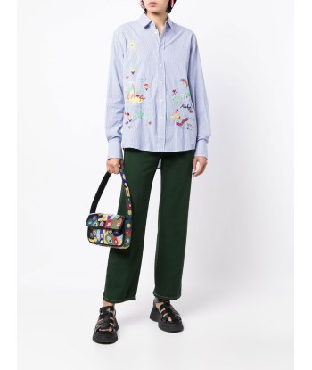 MIRA MIKATI - Chemise à broderies hantent personnes