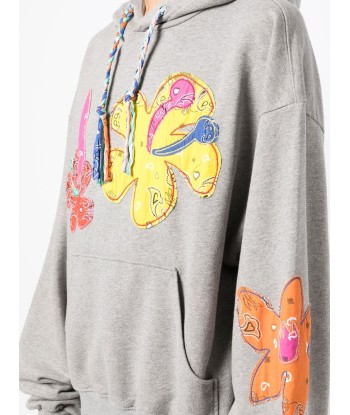 MIRA MIKATI - Hoodie à patch fleuri hantent personnes