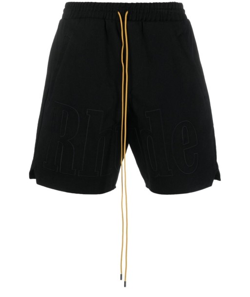 RHUDE Short Embroidered Twill chez Cornerstreet bien 