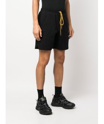 RHUDE Short Embroidered Twill chez Cornerstreet bien 