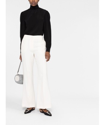 VALENTINO - Pantalon de tailleur en laine mélangée basket pas cher