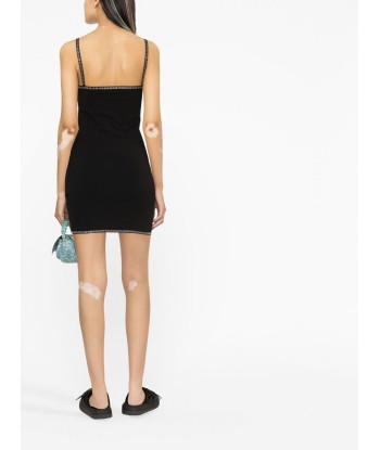 ALEXANDER WANG - Robe courte Kleid à ornements en cristal pas cher