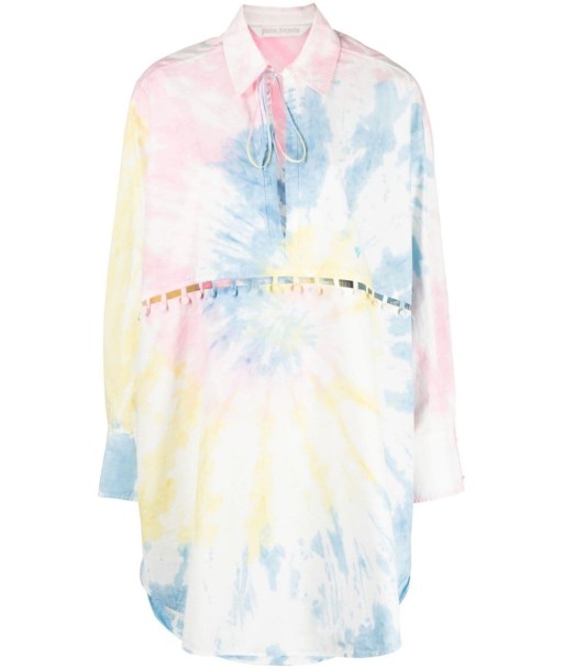 PALM ANGELS - TIE DYE BUTTONS DETAIL SHIRT MULTICOLOR Amélioration de cerveau avec