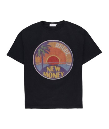 RHUDE - T-shirt en coton sunset pour bénéficier 