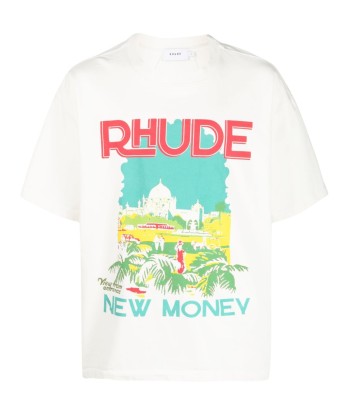 RHUDE - T-shirt en coton windowsil vous aussi creer 